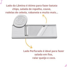 Kit 2 Cortador Fatiador de Legumes Dupla Face Keita Chips Cozinha - 3