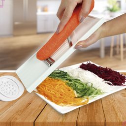 Kit 2 Cortador Fatiador de Legumes Dupla Face Keita Chips Cozinha - 6