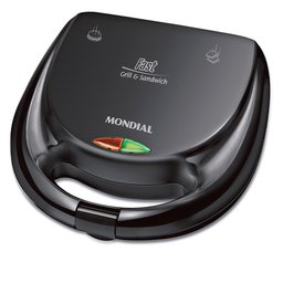 Sanduicheira Mondial Fast Grill e Sandwich S-12 750w 220v - 2