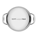 Ver imagem 2 de Caçarola Tramontina Grano Rasa em Aço Inox Corpo Triplo com Tampa e Alças 24 Cm 4,4 L Tramontina