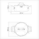 Ver imagem 6 de Caçarola Tramontina Grano Rasa em Aço Inox Corpo Triplo com Tampa e Alças 24 Cm 4,4 L Tramontina