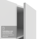 Ver imagem 3 de Quarto Completo Solteiro de Canto 415 Cm Branco Neo Madesa