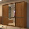Guarda-Roupa Casal com 2 Espelhos 3 Portas 6 Gavetas Urban Glass - 1