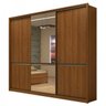 Guarda-Roupa Casal com 2 Espelhos 3 Portas 6 Gavetas Urban Glass - 2