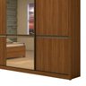 Guarda-Roupa Casal com 2 Espelhos 3 Portas 6 Gavetas Urban Glass - 7
