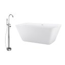 Ver imagem 1 de Kit Banheira de Imersão e Misturador Monocomando - Nab0001-c + Tab0028-c