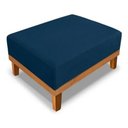 Ver imagem 3 de Puff Decorativo Beny Base de Madeira