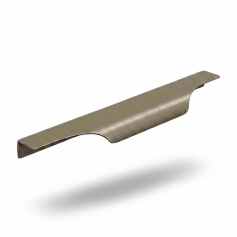Kit 30 Puxador Wave Cava para Porta Gaveta de Alumínio 200mm - Champanhe