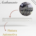 Ver imagem 3 de Kit 30 Puxadores Champanhe Wave Cava 200mm Alumínio para Guarda-Roupa Moderno Cozinha Banheiro