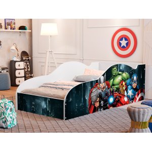 Cama Vingadores Heróis Infantil Quarto de Menino - Tigo