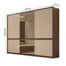 Guarda-Roupa Casal com 4 Espelhos 6 Portas 6 Gavetas Urban Glass - 3