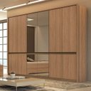 Ver imagem 1 de Guarda-Roupa Casal com 4 Espelhos 6 Portas 6 Gavetas Urban Glass