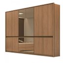 Ver imagem 2 de Guarda-Roupa Casal com 4 Espelhos 6 Portas 6 Gavetas Urban Glass