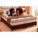 Ver imagem 3 de Cama Box Crc Queen+Colchão Molas Ensacadas Pró Vida Ortobom