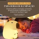 Ver imagem 2 de Luminária Abajur Silicone Capivara Led Infantil Recarregável Touch Rgb Abajur Noturno