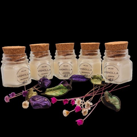 5 Mini Velas Aromáticas de 30gramas Velas Aromáticas Aromas