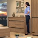 Ver imagem 4 de Cômoda Urban 8 Gavetas Móveis Lopas