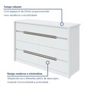 Ver imagem 4 de Cômoda Urban 8 Gavetas Espresso Móveis