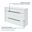 Ver imagem 5 de Cômoda Urban 8 Gavetas Espresso Móveis