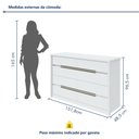 Ver mais imagens de Cômoda Urban 8 Gavetas Espresso Móveis