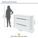 Ver mais imagens de Cômoda Urban 8 Gavetas Espresso Móveis