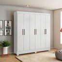 Ver mais imagens de Conjunto Quarto de Casal Completo Ferrara Branco