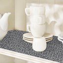 Ver imagem 1 de Forro Armário Gaveta Prateleira Tricot Cinza 5 Metro X 45cm