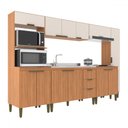 Ver imagem 2 de Cozinha Completa Bia 12 Portas 3 Gavetas Freijó/off White - Jcarvalho