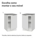 Ver imagem 4 de Balcão de Cozinha 50cm 1 Porta Branco Stella Madesa