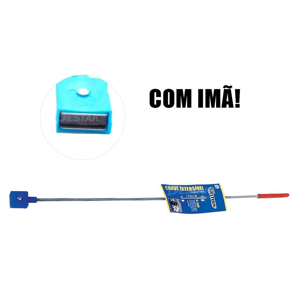 Mão Mecânica Imantada Desentupidor de Pias Ralos Lavabos 2558 Western - 3