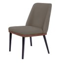 Ver imagem 1 de Cadeira de Jantar Londres Suede Capuccino - Dominic Decor