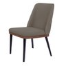 Cadeira de Jantar Londres Suede Capuccino - Dominic Decor - 1