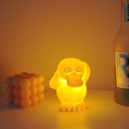 Luminária Poké Mon Mini Abajur com Bateria 10cm Decoração Luz Noturna Lâmpada Quarto Decoração Led - 2