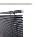Ver imagem 2 de Persiana Pvc Trilho Metálico 200larg X 140alt (2 Pçs) - Preta