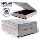 Ver imagem 2 de Cama Box Baú com Colchão de Molas Ensacadas D33 Ortobom Pillow In Freedom Casal 138cm