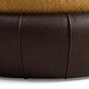 Ver imagem 7 de Poltrona Decorativa Safira Base Giratoria Linho Color Trend e Courino Tca 219 Tcs 721 Moll