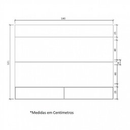 Painel para TV até 65 Polegadas com Espelho  - 2