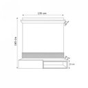 Ver imagem 4 de Painel para TV 55 Polegadas 1 Porta 1 Prateleira