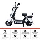 Ver imagem 7 de Bicicleta Elétrica - Pam12 1000w 60v Lithium - Branca - Plug And Move