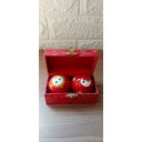 Ver imagem 6 de Bolas Saúde Chinesa Esfera Baoding Sino Interno Terapêutica