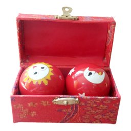 Bolas Saúde Chinesa Esfera Baoding Sino Interno Terapêutica - 1