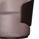 Ver imagem 3 de Poltrona Organica Beatriz Veludo Rose C/ Composê Corano Marrom - Lm Decor