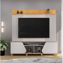 Estante Home Theaters para Salas Henry C/pés - Élpis Móveis - Bali/cedro - 1