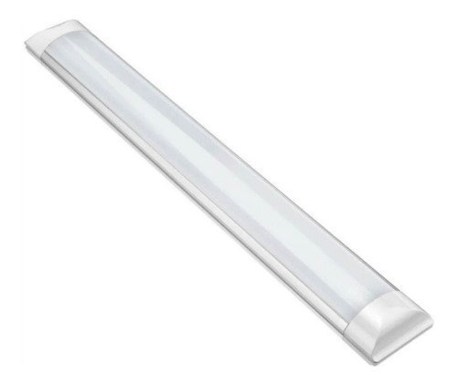 Luminária Sobrepor Led 20w 60cm Tubular Slim Branco Frio - Branco Frio - 1