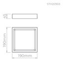 Ver imagem 2 de DEEP 18W PLAFON DE SOBREPOR RECUADO - STH20903 - 3000K - Branco Quente - 110V/220V