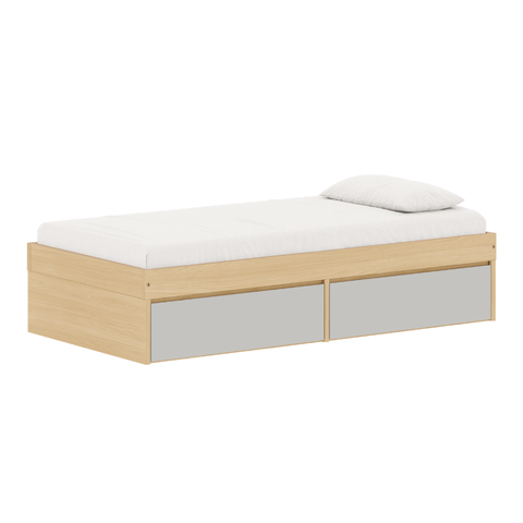 Cama com Duas Gavetas Solteiro Linha Play Quater