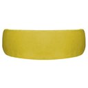 Ver imagem 7 de Sofá Curvo 3 Lugares Sala de Estar Recepção Noruega 180cm Suede Amarelo - Amarena Móveis