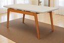 Ver imagem 4 de Mesa de Jantar 4 Lugares Retangular Belem Base Madeira