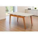 Ver imagem 2 de Mesa de Jantar 4 Lugares Retangular Belem Base Madeira
