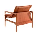 Ver imagem 2 de Poltrona Decorativa Jasmim Vivaro Decor Suede Terracota